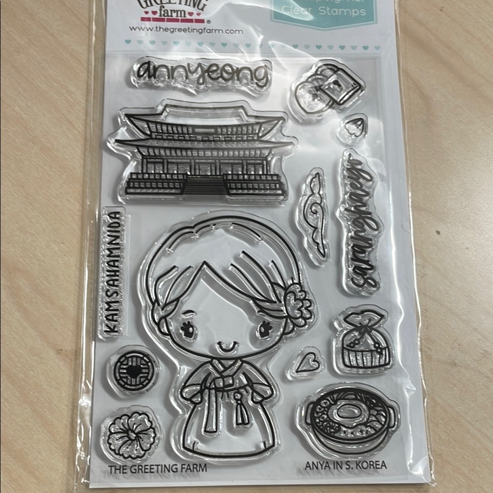 Clear Stamps - Anya in S. Korea